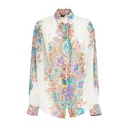 Bloemenprint Katoenen Overhemd Etro , Multicolor , Dames