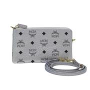 Pre-owned Leather pouches MCM Pre-owned , Gray , Dames