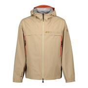 Beige Windbreaker Jacket Shipton Moncler , Beige , Heren