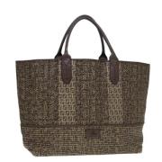 Pre-owned Canvas fendi-bags Fendi Vintage , Brown , Dames