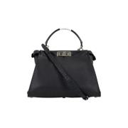 Pre-owned Leather fendi-bags Fendi Vintage , Black , Dames