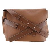 Pre-owned Leather shoulder-bags Loewe Pre-owned , Brown , Dames