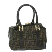 Pre-owned Canvas fendi-bags Fendi Vintage , Brown , Dames