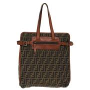 Pre-owned Canvas fendi-bags Fendi Vintage , Brown , Dames