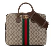 Pre-owned Fabric gucci-bags Gucci Vintage , Beige , Dames