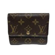 Pre-owned Canvas wallets Louis Vuitton Vintage , Brown , Dames