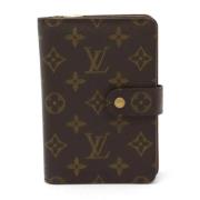 Pre-owned Canvas wallets Louis Vuitton Vintage , Brown , Dames