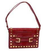 Pre-owned Leather fendi-bags Fendi Vintage , Red , Dames