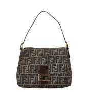 Pre-owned Canvas fendi-bags Fendi Vintage , Brown , Dames