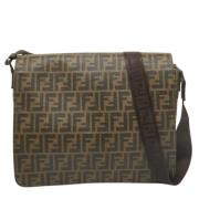 Pre-owned Fabric travel-bags Fendi Vintage , Brown , Dames