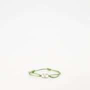 Katoenen Vlogo Armband Groen Herfst-Winter 2024 Valentino Garavani , G...