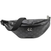 Pre-owned Canvas shoulder-bags Louis Vuitton Vintage , Black , Dames