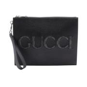 Pre-owned Leather gucci-bags Gucci Vintage , Black , Dames