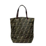 Pre-owned Canvas fendi-bags Fendi Vintage , Brown , Dames