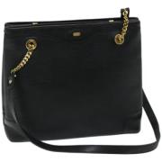 Pre-owned Leather shoulder-bags Bally Pre-owned , Black , Dames