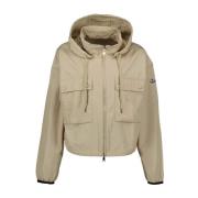 Elegante Leda Jas voor Vrouwen Moncler , Beige , Dames