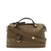 Pre-owned Leather fendi-bags Fendi Vintage , Brown , Dames