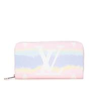 Pre-owned Canvas wallets Louis Vuitton Vintage , Pink , Dames