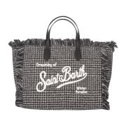 Winter tote tas met franje MC2 Saint Barth , Gray , Dames