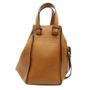 Pre-owned Leather handbags Loewe Pre-owned , Brown , Dames