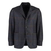 Blazer van kasjmiermix met twee knopen Canali , Gray , Heren