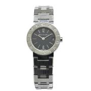 Pre-owned Metal watches Bvlgari Vintage , Black , Dames