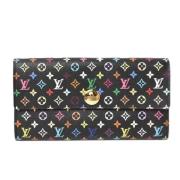 Pre-owned Canvas wallets Louis Vuitton Vintage , Black , Dames