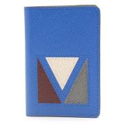 Pre-owned Leather wallets Louis Vuitton Vintage , Blue , Dames