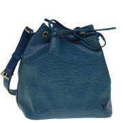 Pre-owned Leather louis-vuitton-bags Louis Vuitton Vintage , Blue , Da...