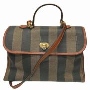 Pre-owned Canvas fendi-bags Fendi Vintage , Brown , Dames