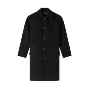 Gaston Zwarte Jas A.p.c. , Black , Heren