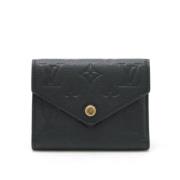 Pre-owned Fabric wallets Louis Vuitton Vintage , Black , Dames