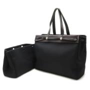 Pre-owned Canvas totes Hermès Vintage , Black , Dames