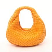 Pre-owned Leather handbags Bottega Veneta Vintage , Orange , Dames