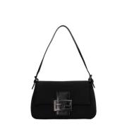 Pre-owned Canvas fendi-bags Fendi Vintage , Black , Dames