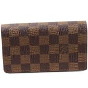 Pre-owned Canvas wallets Louis Vuitton Vintage , Brown , Dames