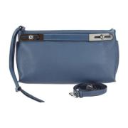 Pre-owned Leather shoulder-bags Loewe Pre-owned , Blue , Dames