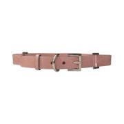 Pre-owned Leather belts Givenchy Pre-owned , Pink , Dames