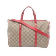 Pre-owned Leather gucci-bags Gucci Vintage , Beige , Dames