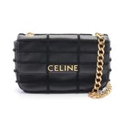 Pre-owned Leather celine-bags Celine Vintage , Black , Dames