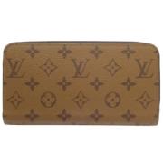 Pre-owned Canvas wallets Louis Vuitton Vintage , Brown , Dames