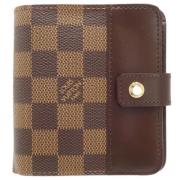 Pre-owned Canvas wallets Louis Vuitton Vintage , Brown , Dames