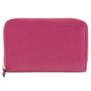 Pre-owned Leather wallets Gucci Vintage , Pink , Dames