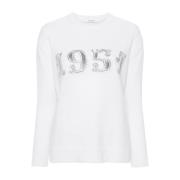 Witte Sweater Dameskleding Max Mara , White , Dames