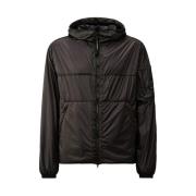 Zwarte Shell Hoodie Jas C.p. Company , Black , Heren