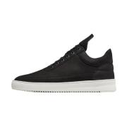 Low Top Ripple Basic Black Filling Pieces , Black , Heren