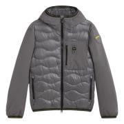 Gewatteerde Jas Albert met Capuchon Blauer , Gray , Heren