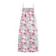 Midi Dresses Ganni , Pink , Dames