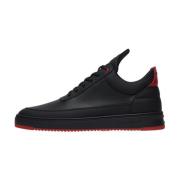 Low Top Tech Crumbs Red Filling Pieces , Black , Heren