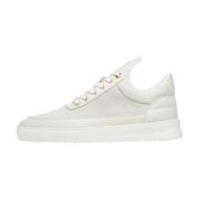 Low Top Aten Off White Filling Pieces , White , Heren